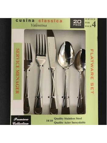 20 PIECE CUTLERY SET STAINLESS STEEL