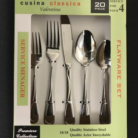 20 PIECE CUTLERY SET STAINLESS STEEL