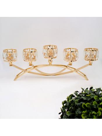 CANDLE HOLDER GOLD - 5