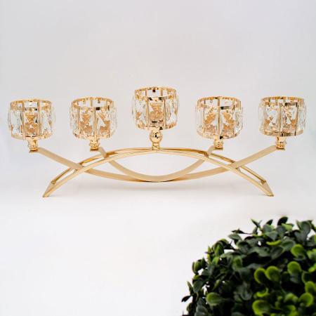 CANDLE HOLDER GOLD - 5