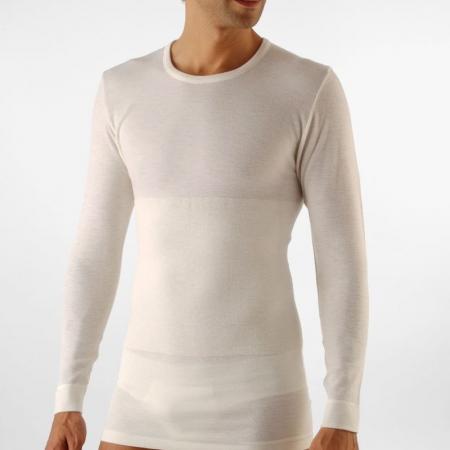 THERMAL LONG-SLEEVED T-SHIRT COTTON AND WOOL