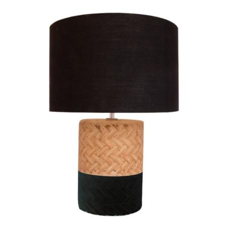 TABLE LAMP - BLACK AND BEIGE