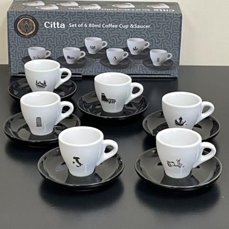 ESPRESSO CUPS SET OF 6- CITTA 
