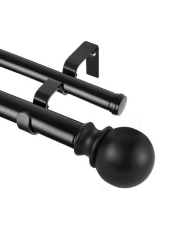 TRINGLE À RIDEAUX DOUBLE