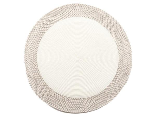 ROUND PLACEMAT WITH BORDER