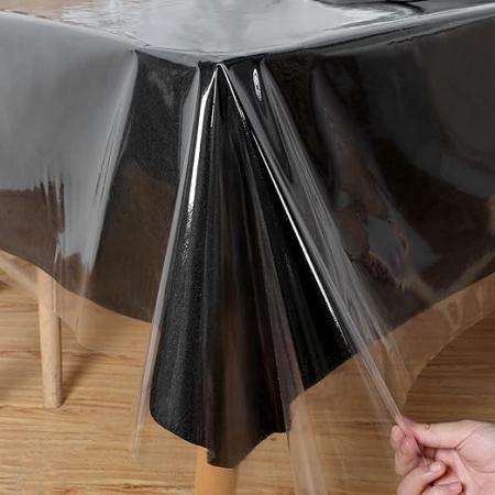 CLEAR PLASTIC TABLECLOTH