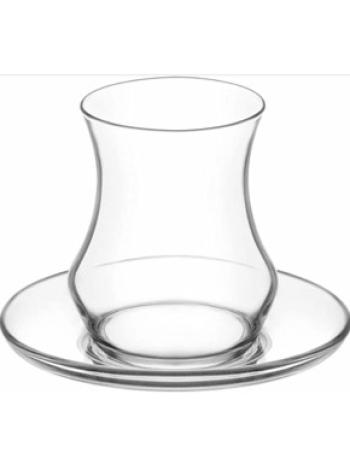 TEA GLASS WITH SAUCER